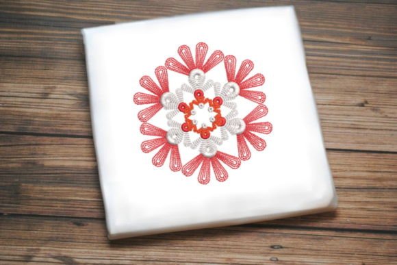 Beautiful Red White Flower Review for Boutique Apparel