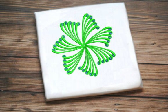 Bright Green One Line Flower Review