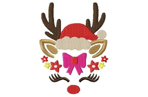 Christmas Girl Reindeer with Stars Review