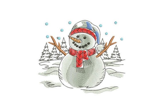 Cozy Snowman Classic Christmas Embroidery Review