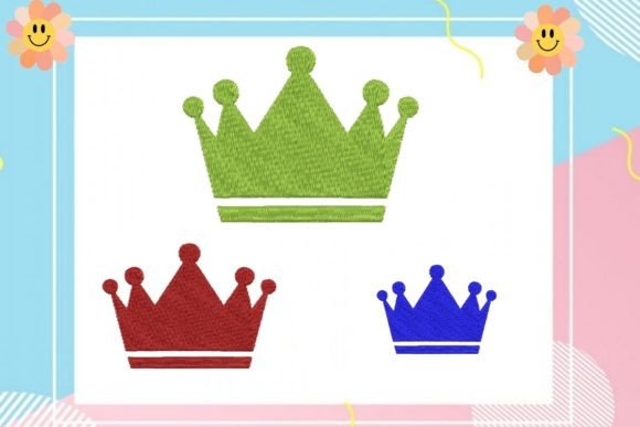 Cute King Crown Embroidery Design Review