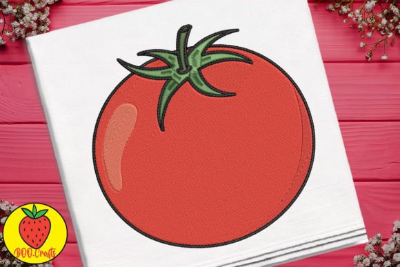 Cute Red Tomato Embroidery Review
