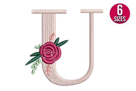 Floral Alphabet U Letter Review