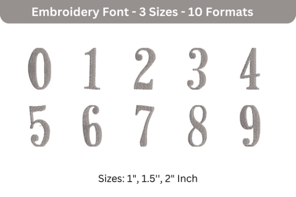 Horse Hand Font 0 to 9 Review for Craft Fair Sellers