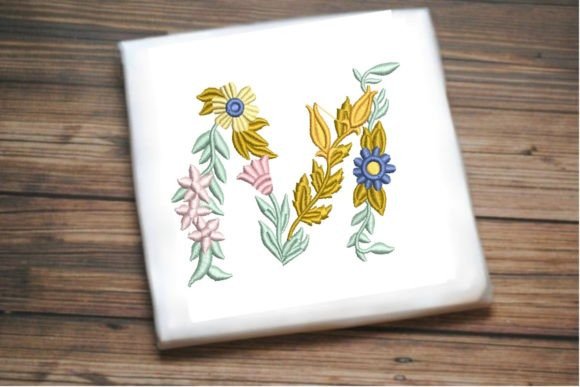Letter M in Beautiful Flower Review