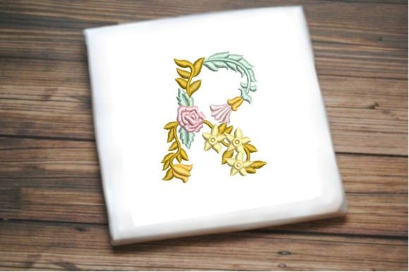 Letter R in Beautiful Flower: A Designer's Review for Boutique Apparel