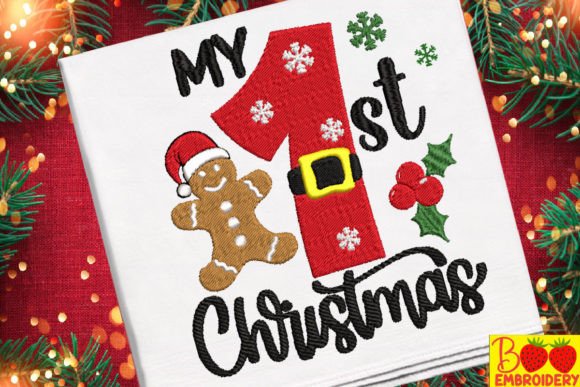 My 1st Christmas and Cookies Embroidery Review