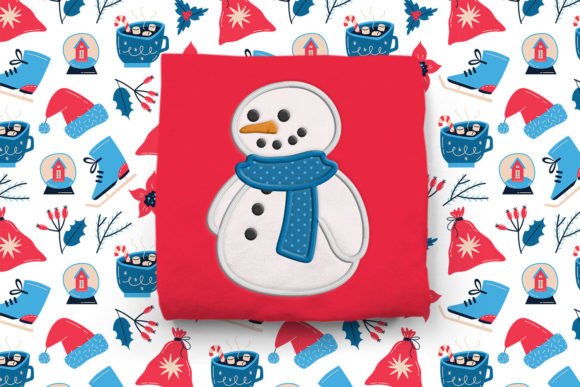 Plump Snowman Applique Review for Craft Fairs