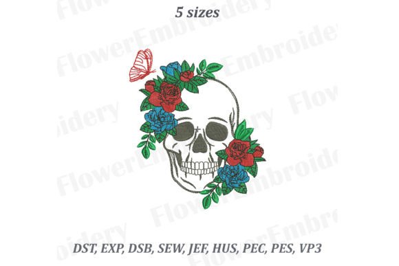 Skull in Flowers: A Designer's Review for Handmade Gifts